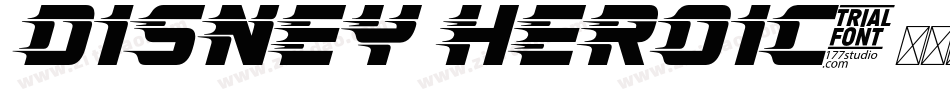 Disney Heroic字体转换